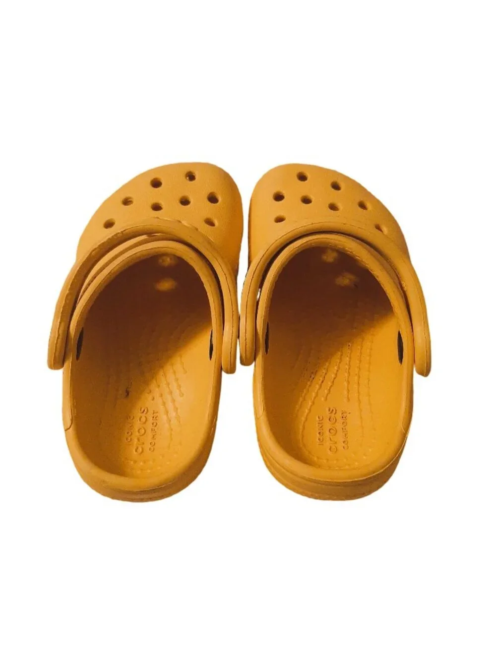 Toddler Yellow Crocs Classic Clogs- Size c6